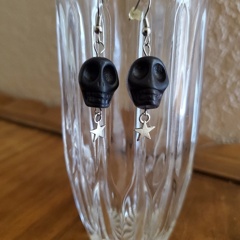 Large Skull Earrings